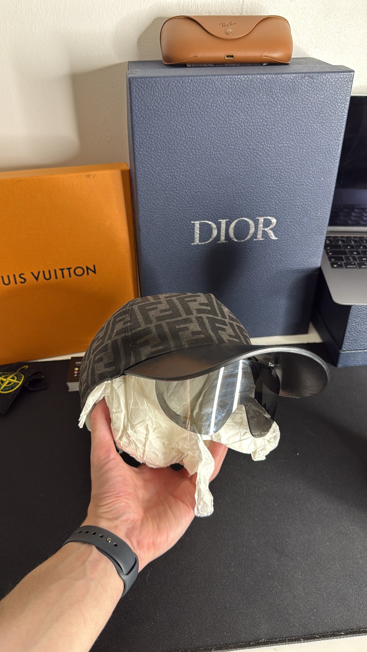 Casquette Fendi visière
